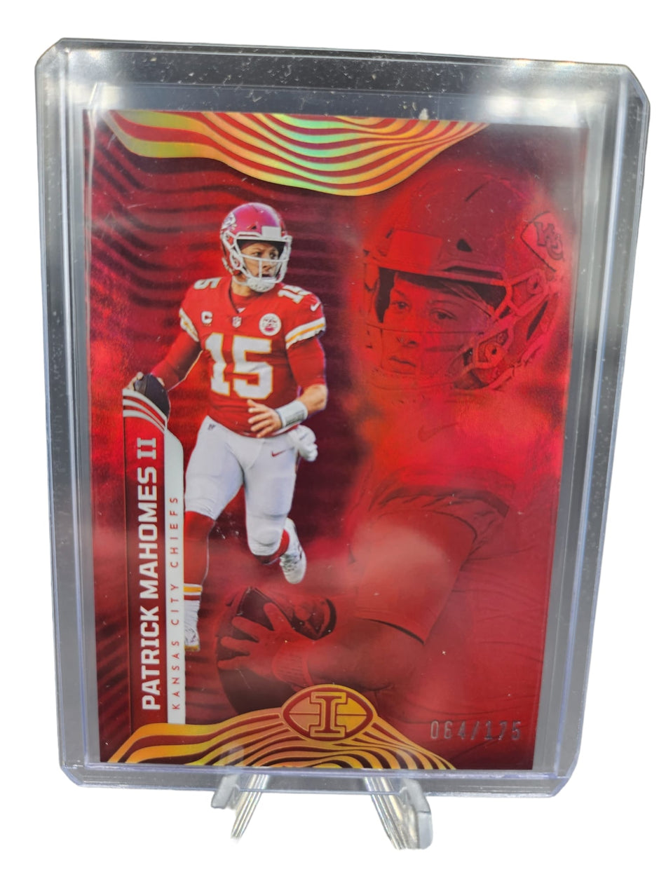 Patrick Mahomes II 2022 Illusions Red No. 44 Trophy Collection /175