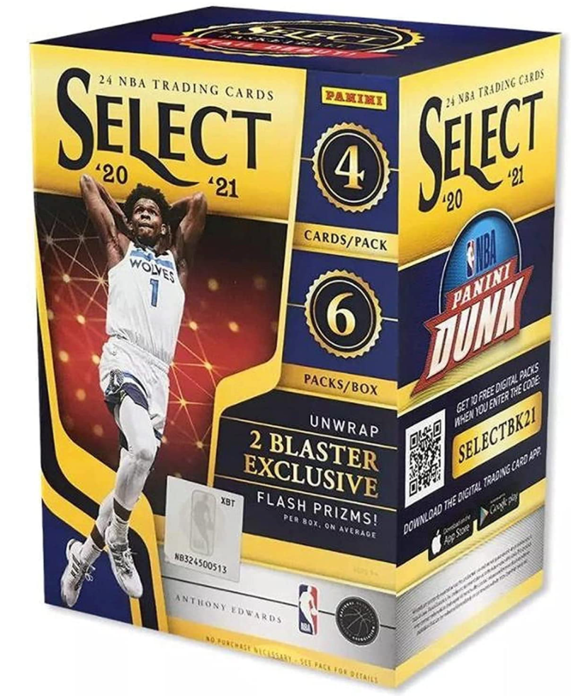 2020-21 RETAIL Select NBA Basketball Trading Cards Blaster Box - 24 Cards