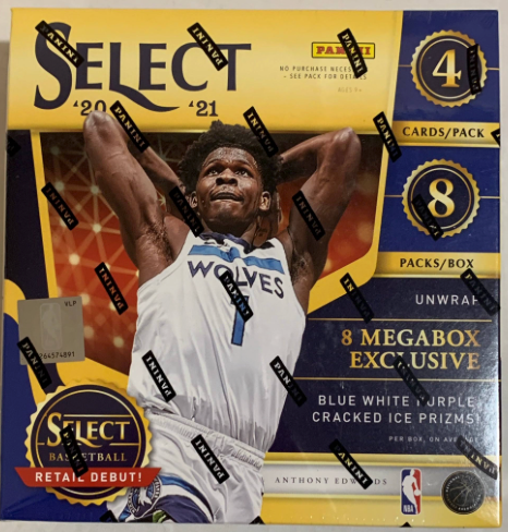 2020-21 RETAIL Select Basketball Mega Box
