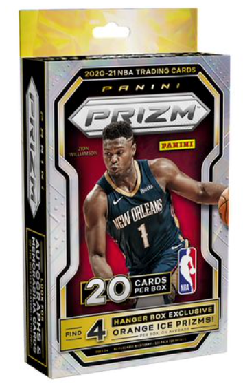 2020-21 RETAIL NBA Basketball Cards Hanger Box - 20 Cards
