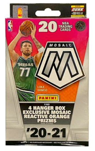2020-21 RETAIL Mosaic NBA Basketball Hanger Box
