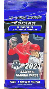 2021 RETAIL Mosaic Baseball Cello Pack