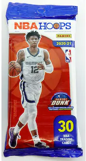 2020-21 RETAIL NBA Hoops Basketball Jumbo Pack