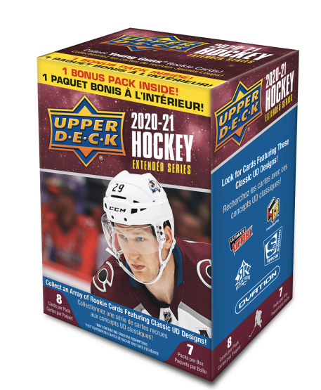 2020-21 RETAIL Deck Extended Series Hockey Cards Blaster Box