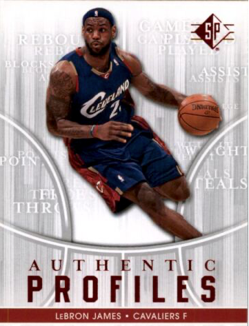 LEBRON JAMES 2008-09 SP Authentic Profiles Cleveland Cavaliers No. AP-24