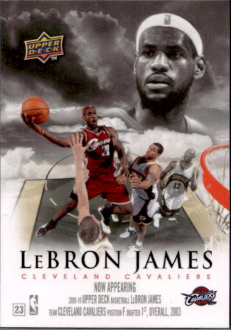 LEBRON JAMES 2009-10 Upper Deck Now Appearing No. NA-8