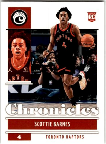SCOTTIE BARNES 2021-22 Chronicles No. 47 Rookie